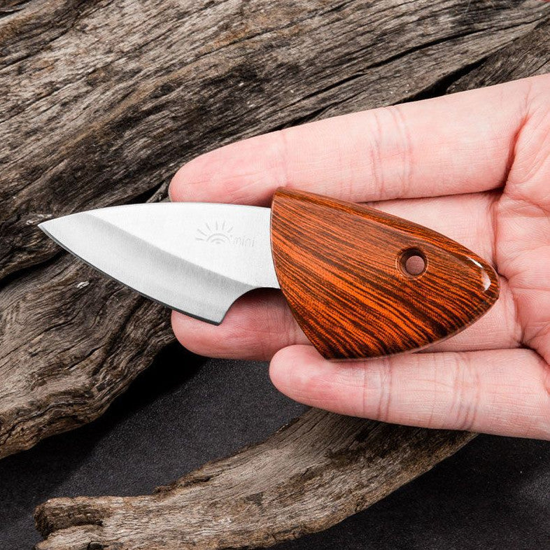 Wooden Fish Shaped Pocket Knife