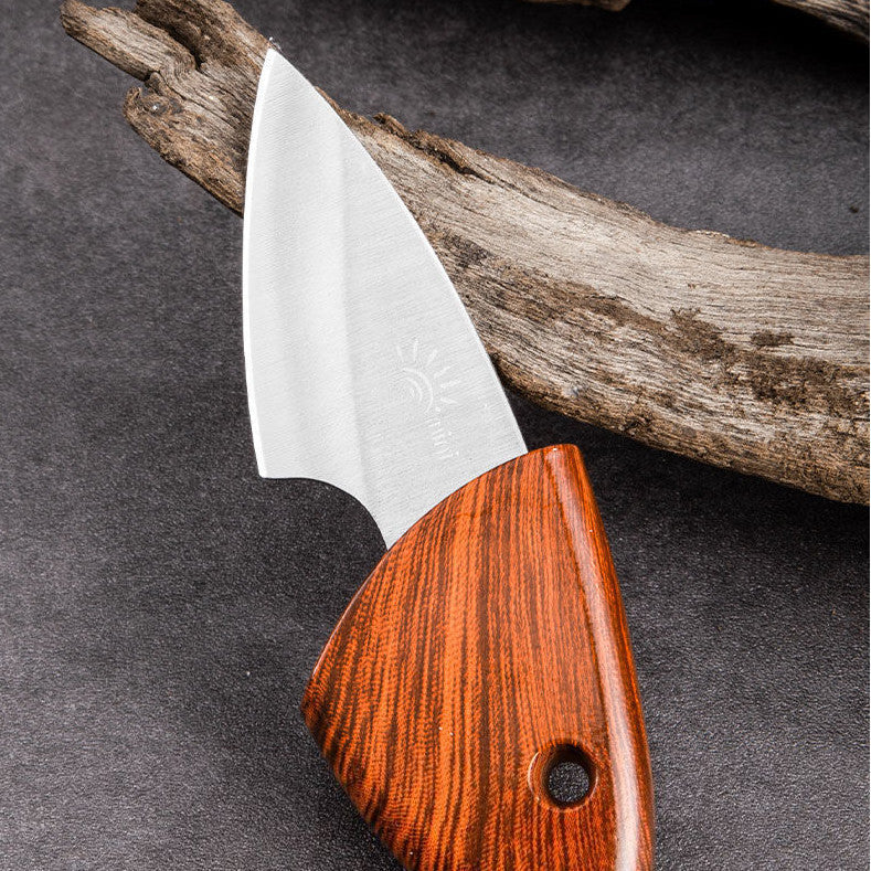 Wooden Fish Shaped Pocket Knife