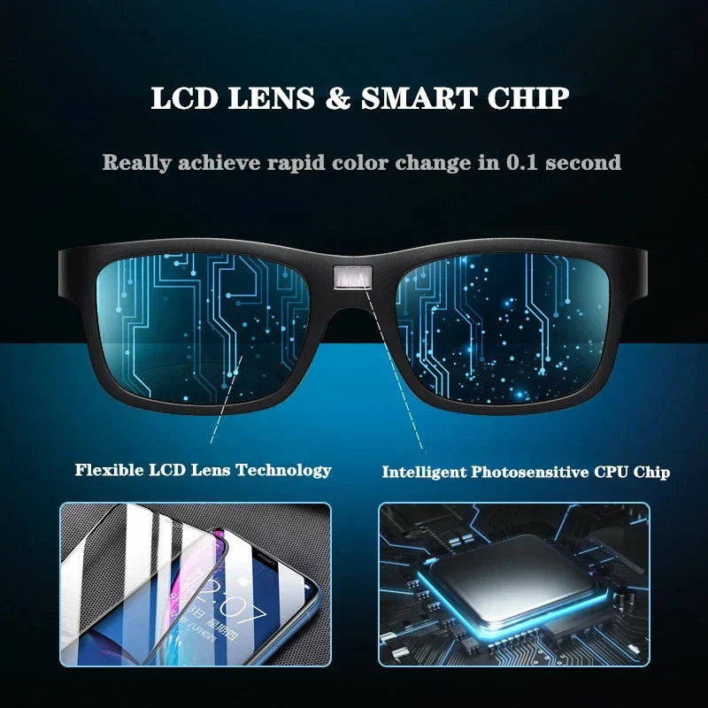 Intelligent Photosensitive/Photochromic Color-changing Polarized Sunglasses