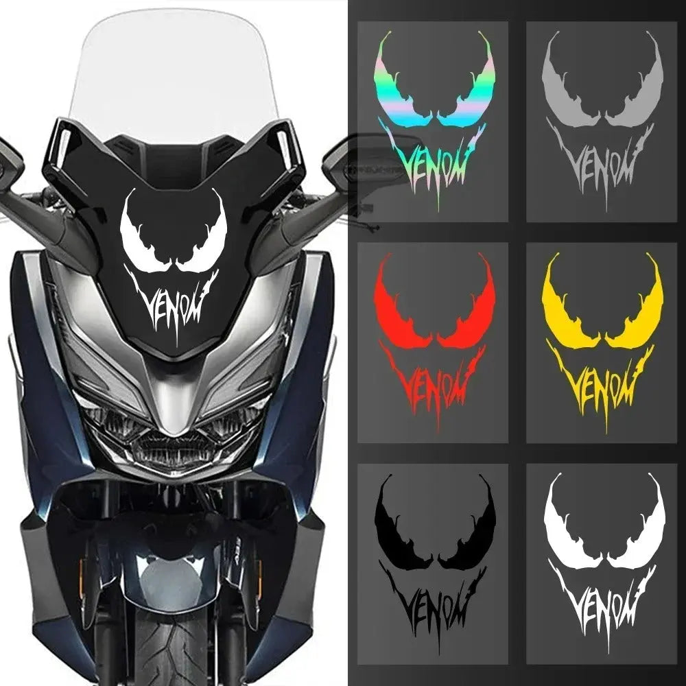 Venom/ Iron Man Reflective Vinyl Decals