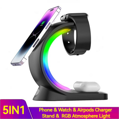 4-in-1 Atmosphere Light Wireless Charger