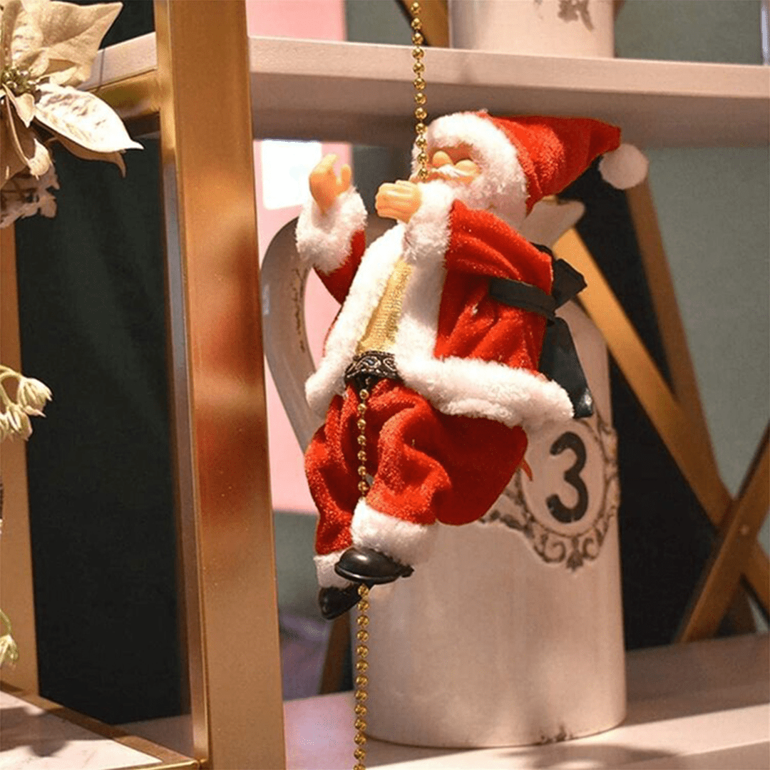 Climbing Santa Claus