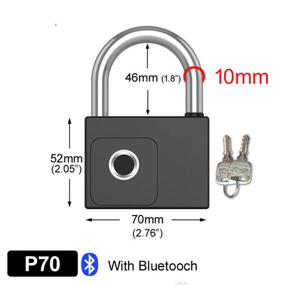 Fingerprint & APP Smart Lock: Anti-Theft Electronic Padlock