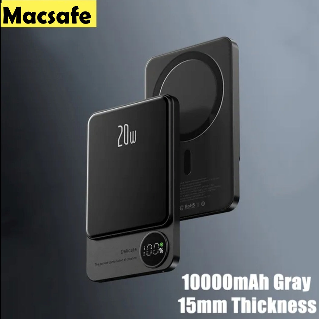 Macsafe Magnetic Wireless Power Bank For Iphone 12 13 14 External Auxiliary Battery Charger