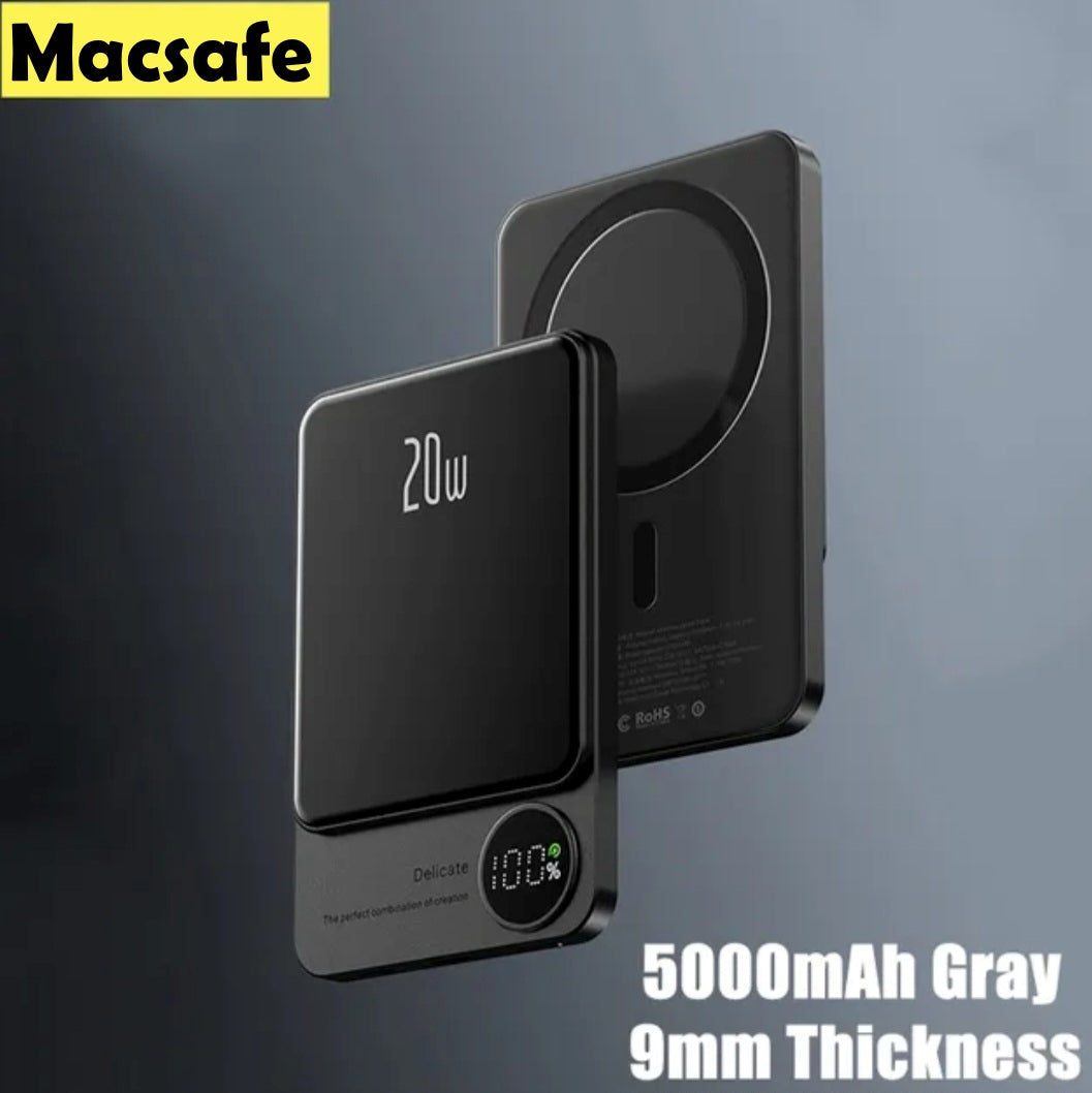 Macsafe Magnetic Wireless Power Bank For Iphone 12 13 14 External Auxiliary Battery Charger