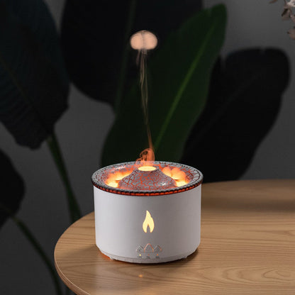 New Creative Ultrasonic Essential Oil Humidifier Volcano Aromatherapy Machine Spray