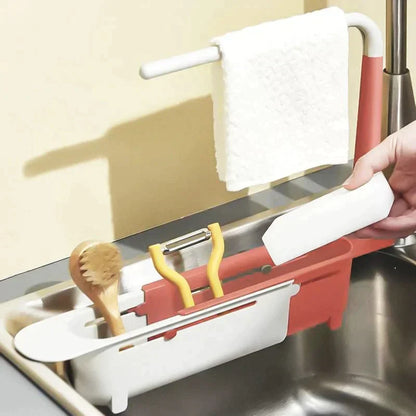 Telescopic Sink Shelf Kitchen