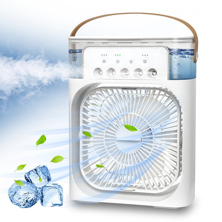 Air Humidifier Cooling Fan with LED Night Light