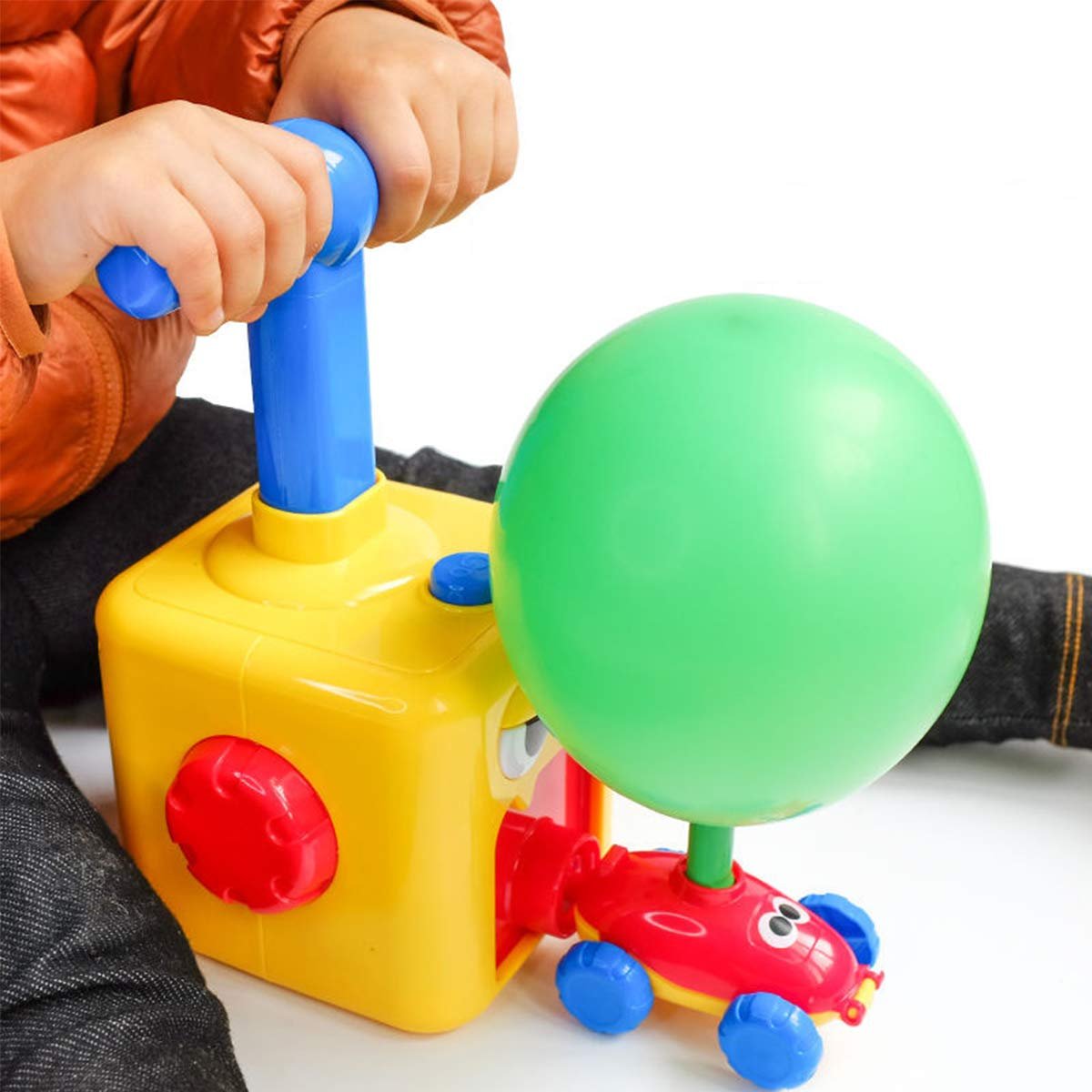 🎁Juego de bomba de aire para coche con forma de globo lleno de diversión🔥