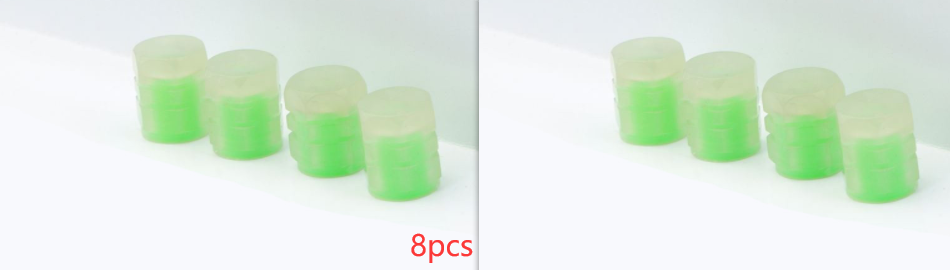 Cars/Bikes Luminous Valve Cap Vacuum Tire Valve Luminous Core Cover