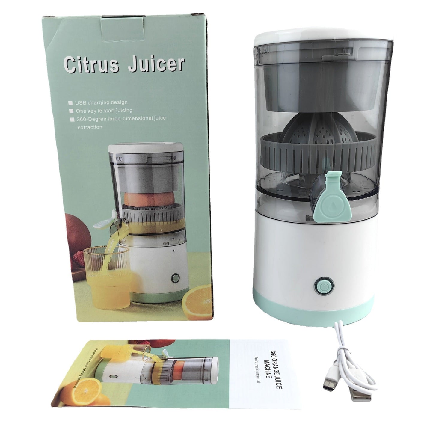 New Portable Juicer Separator Artifact Multifunction Household Wireless USB Charging Juice Extractor