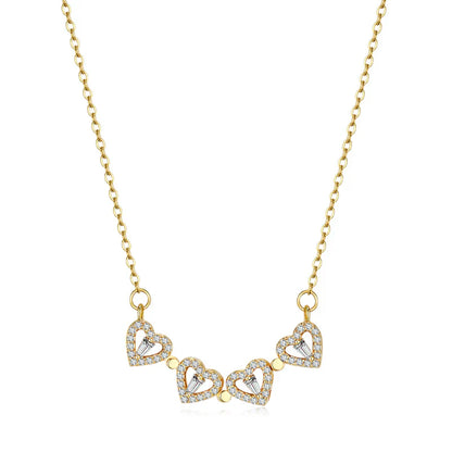 Collar de corazones de trébol - OFERTA de Black Friday