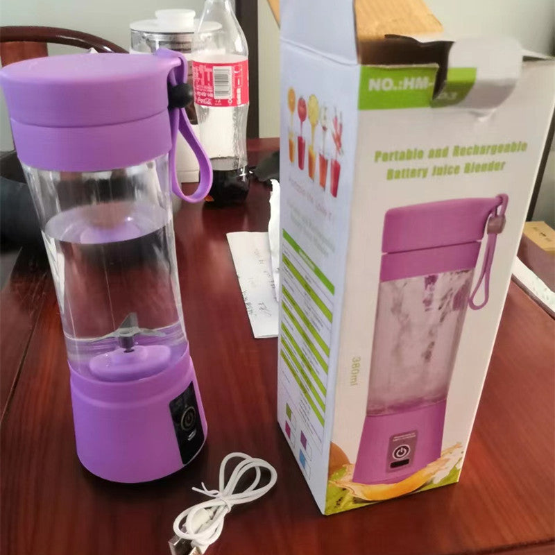 Portable Blender With USB Rechargeable Mini Kitchen Fruit Juice Mixer