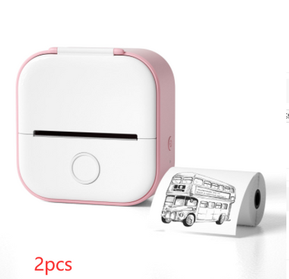 Portable Mini Thermal Label Printer Home Photo Bluetooth  Printer for Students Price Tag