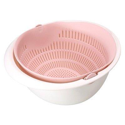 Double Drain Basket Bowl