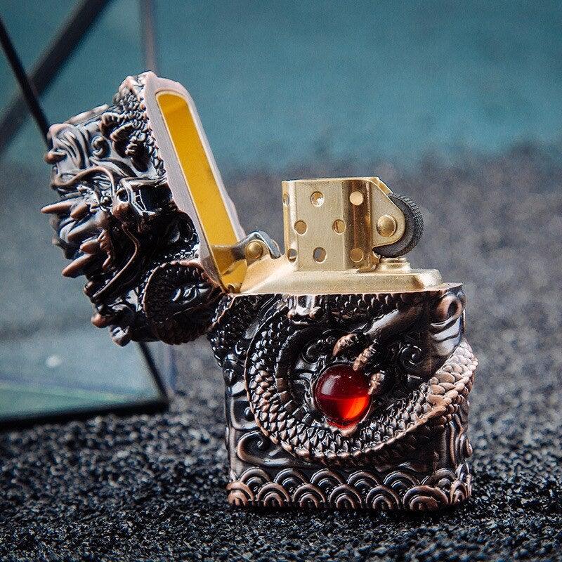 Dragon Carving Lighter - Nova Gadget Store Style D