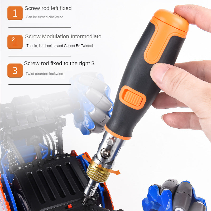 10 in 1 Multi-Angle Ratchet Screwdrivers