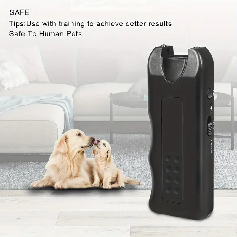 Handheld Bark Control Luminous Ultrasonic Dog Repeller