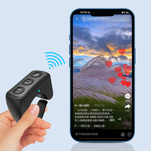 Mobile Phone Bluetooth Remote Controller Ring