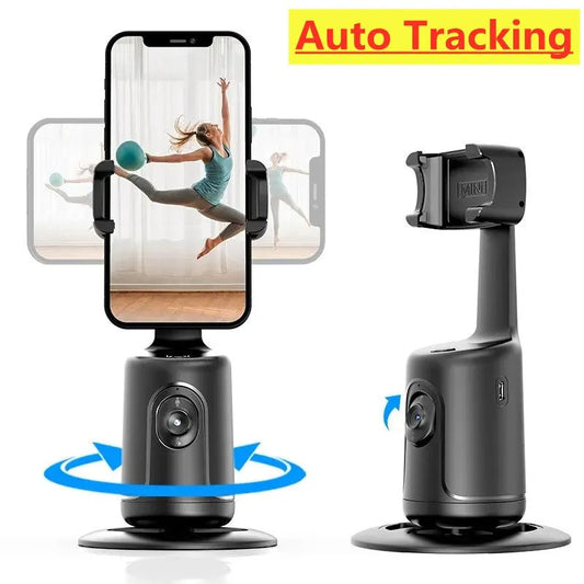 AI 360° Face Tracking Gimbal for Smartphones