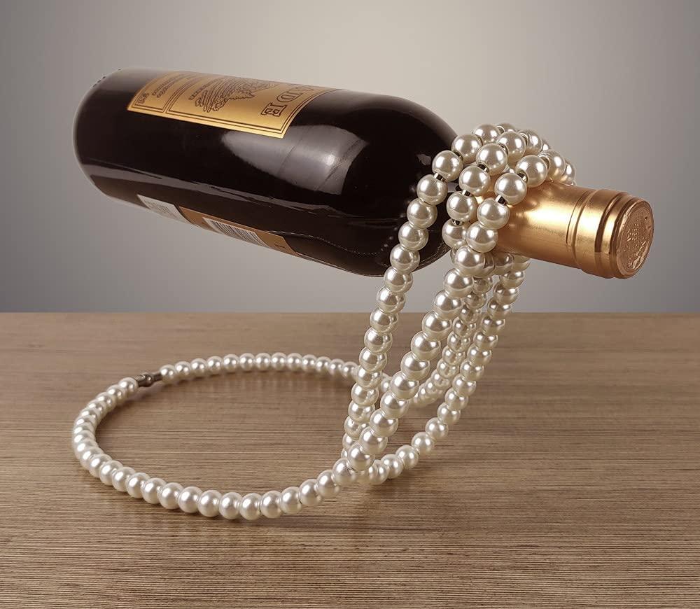 Fancy Pearls Bottle Holder - Nova Gadget Store Gold