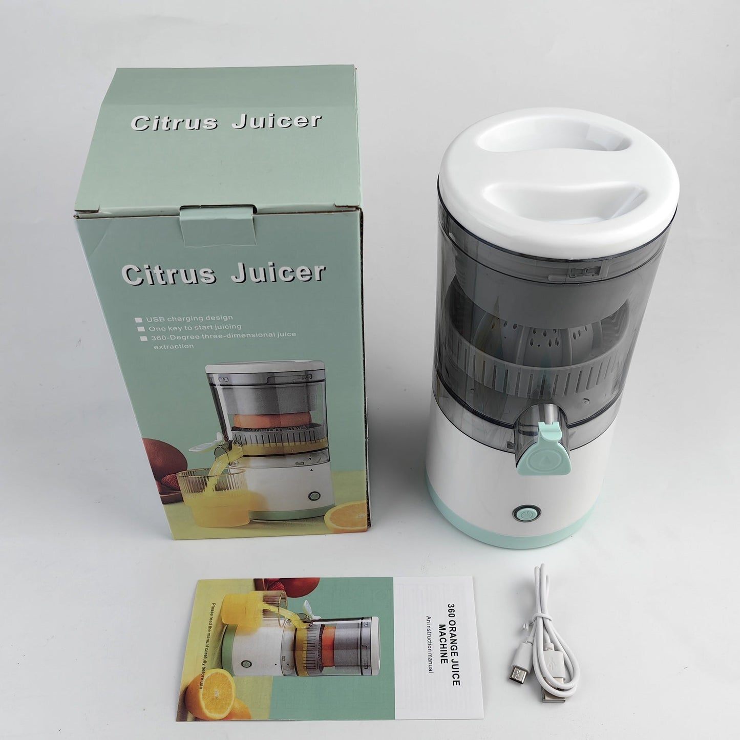 New Portable Juicer Separator Artifact Multifunction Household Wireless USB Charging Juice Extractor