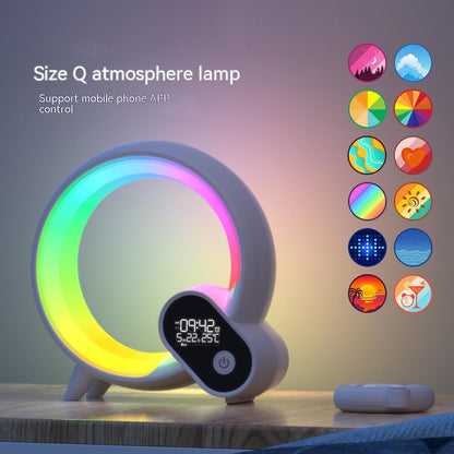 Colorful Alarm Clock with Bluetooth Audio