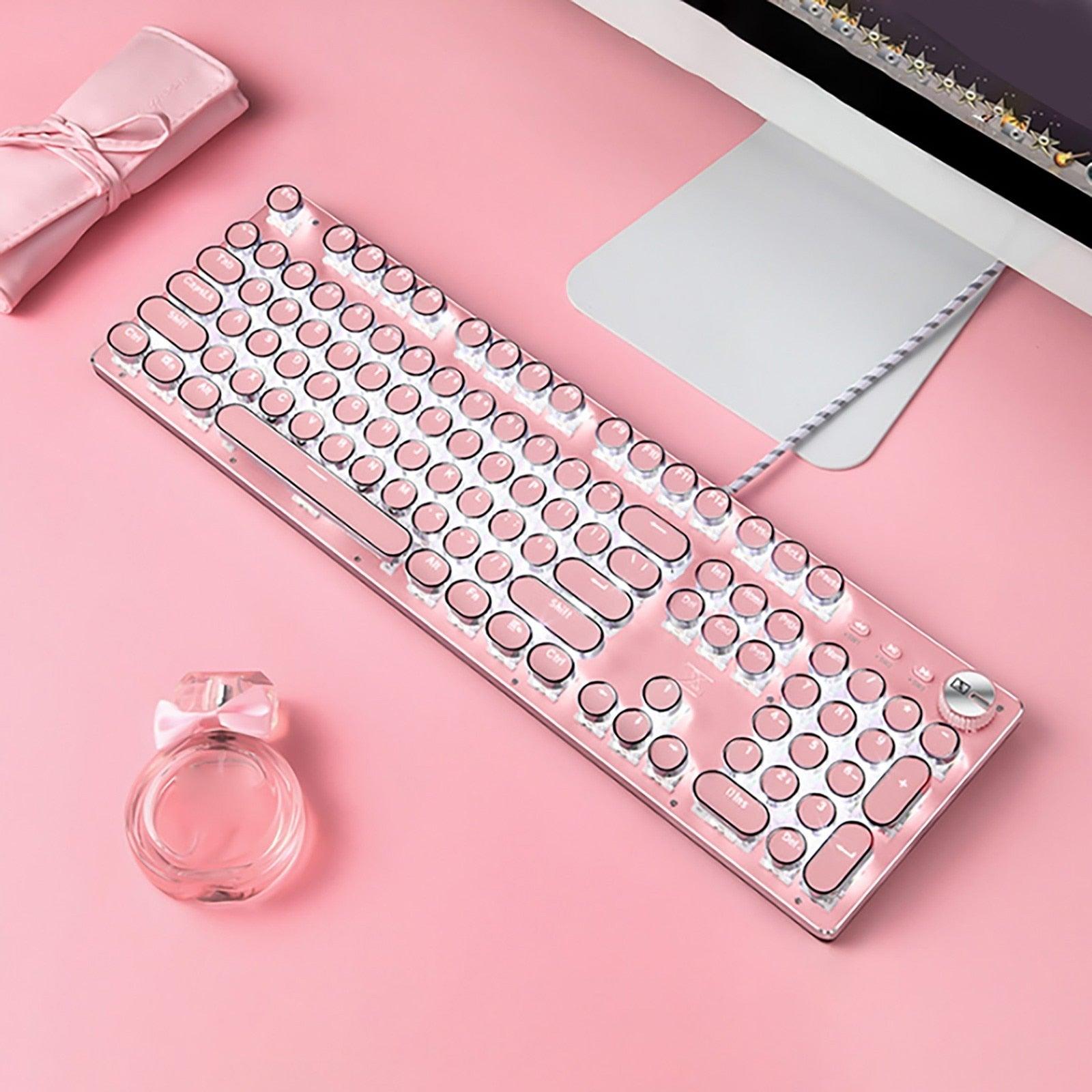 Gaming Fashionable Keyboard - Nova Gadget Store Pink