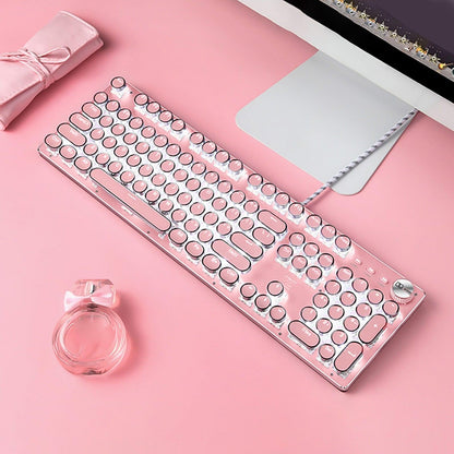 Gaming Fashionable Keyboard - Nova Gadget Store Pink