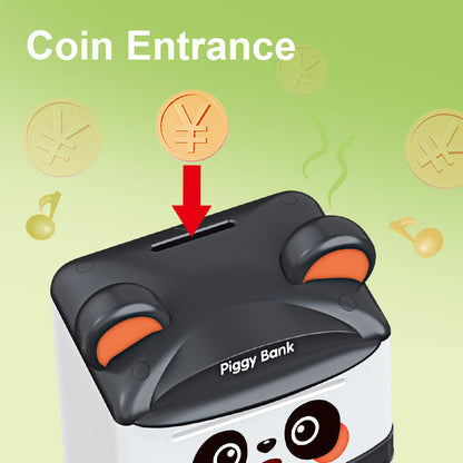 Panda Piggy bank: Children's Day Gift, Password and Fingerprint Unlocking ATM, Deposit and Withdraw