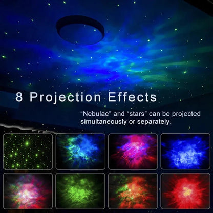 Proyector de galaxias para astronautas