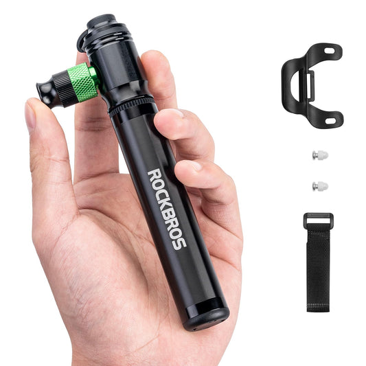 ROCKBROS Mini Bike 110PSI Hand Pump and CO2  No CO2 Cartridges Included