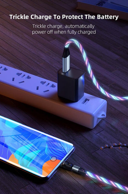 Light Flowing Charger - Nova Gadget Store Blue / Type-C