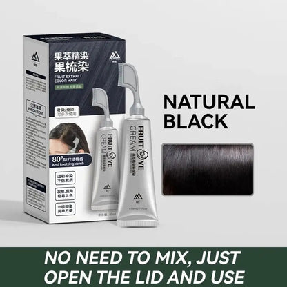 Plant-based Instant Hair Dye Combo