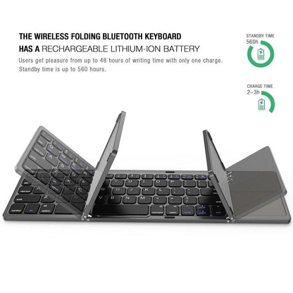 Mini-Folding Wireless Keyboard