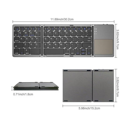 Mini-Folding Wireless Keyboard