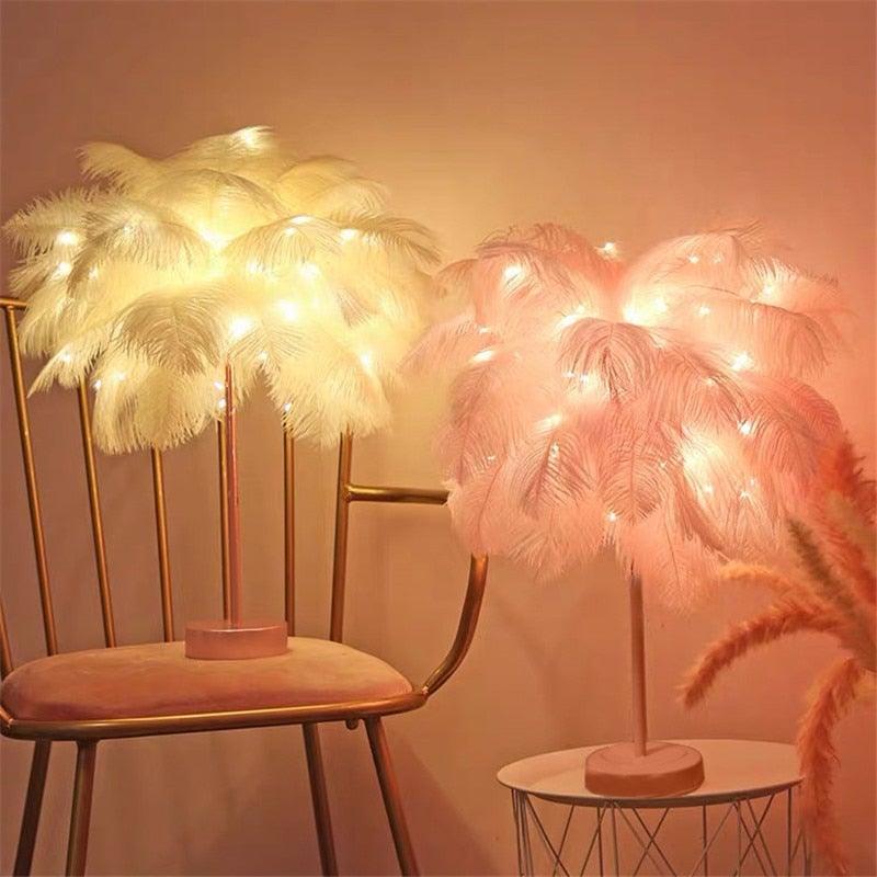 Novelty Feather Night Light