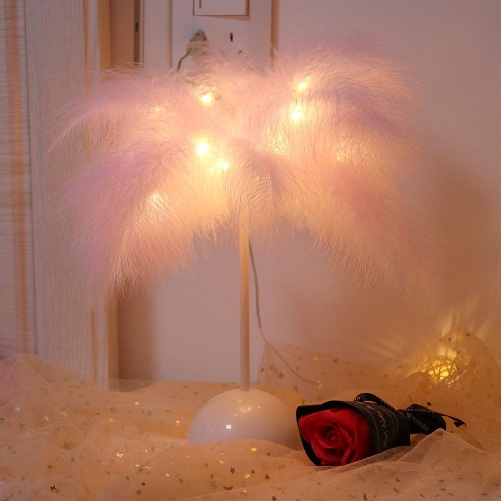 Novelty Feather Night Light