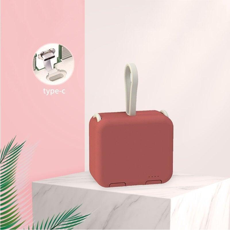 Portable Power Bank - Nova Gadget Store Type-C / Red