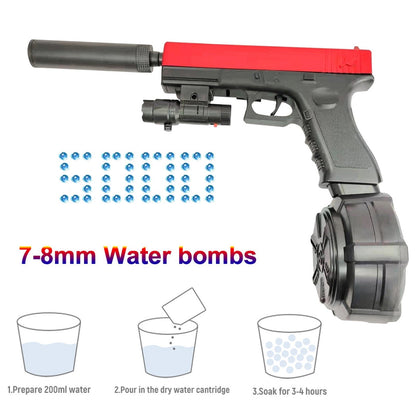 Pistola de bolas de gel con efecto salpicadura eléctrica G***k 