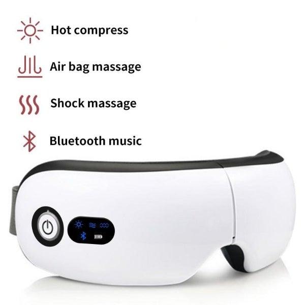 Smart Eye Massager-Bluetooth Music - Nova Gadget Store White