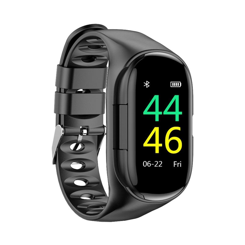 Smart Watch With Bluetooth Earphone