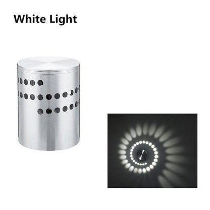 Spiral Effect Wall Light