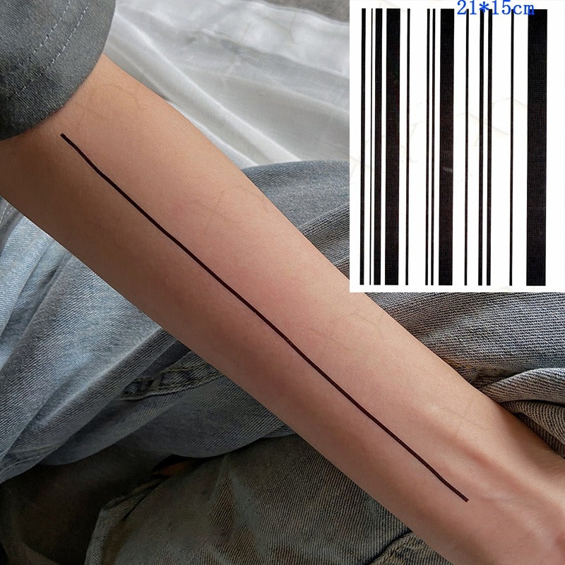 Streak Line Body Art