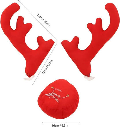 🎄2023-Christmas Hot Sale🎁Premium Reindeer Car Kit Antlers