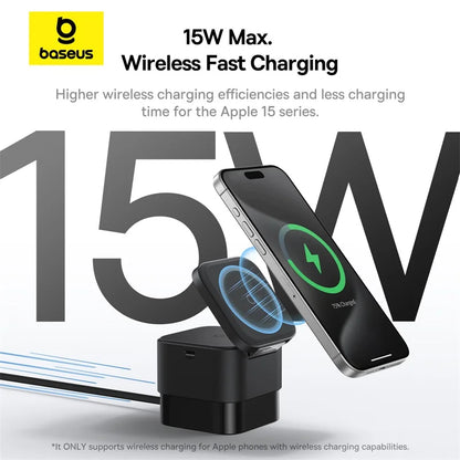 2 in 1 Magnetic Wireless Charger