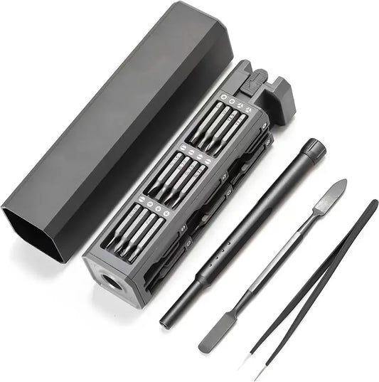 31-in-1 Compact Precision Screwdriver Set with Push Eject