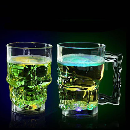 Vivid Skull Glass