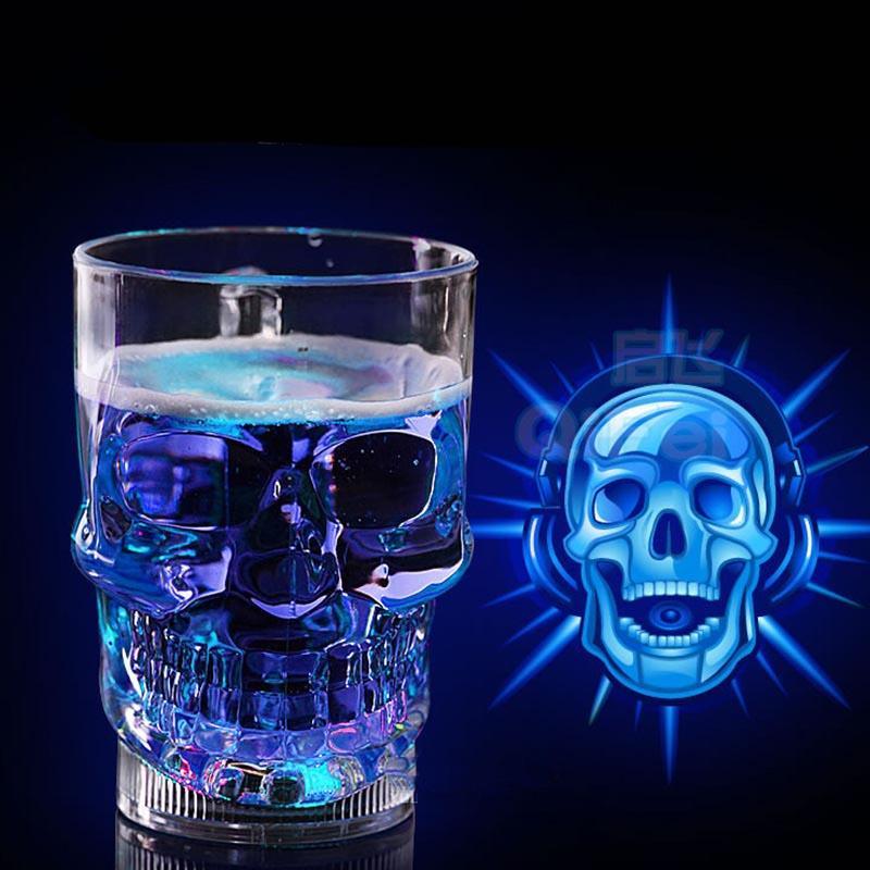 Vivid Skull Glass